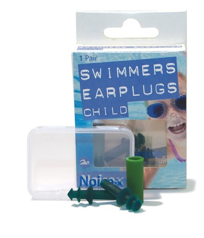 Noise-X Swimming Earplugs for Children Child Swim Swimmers Ear Plugs Kids 